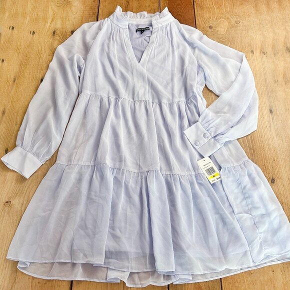 Sam‎ and Jess Pearl Blue Tiered Dress NWT M - Picture 1 of 5